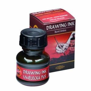 KOH Profi- Künstlerzeichentusche - Umber Burnt - 20g