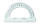 KOH Winkelmesser Plast 180° D = 12,5 cm Transparent