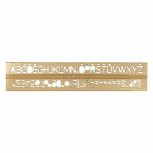 KOH Schablone - Schriftschablone 20,0 mm - rauchfarbig