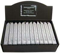 Standardgraph Siegelwachs mit Docht silber 36 Stück