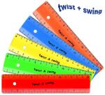Standardgraph Twist & Swing Lineal 15 cm fünf...