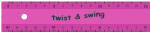 Standardgraph Twist & Swing Lineal 15 cm fünf...