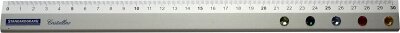 Standardgraph Aluminiumlineal Cristalliono 30 cm 1 Stück