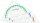 Standardgraph Twist & Swing Geometriedreieck 16 cm unzerbrechlich farbige Halbkreiswinkelmesser transparent 1 Stück