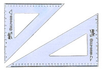 Standardgraph Winkel 60° 26 cm in PP-Tasche 1 Stück