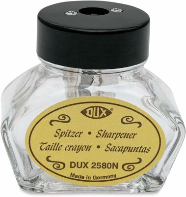 Standardgraph Tintenglas-Spitzer mit Metallspitzer transparent 1 Stück