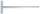 Standardgraph T-Schiene Aluminium 70 cm 1 Stück