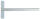 Standardgraph T-Schiene Aluminium 50 cm 1 Stück