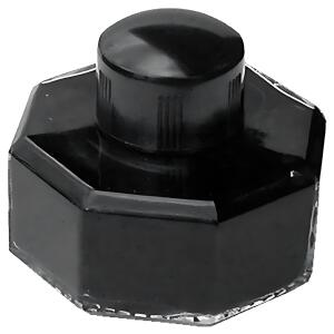 Tintenglas OTTAGONALE 60 ml achteckig mit Tintekohlenschwarz 1 Stück