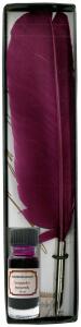 Standardgraph Kalligraphie-Set mit Gänsefeder und 10 ml Tinte burgund 1 Stück