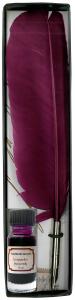 Standardgraph Kalligraphie-Set mit Gänsefeder und 10 ml Tinte burgund
