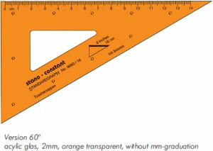 Standardgraph Zeichendreieck CONSTANT 60° 50cm 1 Stück