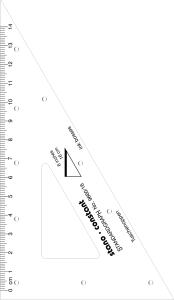 Standardgraph Zeichendreieck CONSTANT 60° 16cm 1 Stück