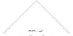 Standardgraph Zeichendreieck CONSTANT 45° 35cm 1...