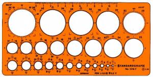 Standardgraph Kreisschablone 1 Stück