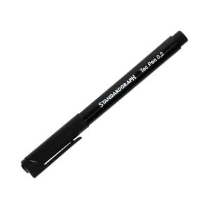 Standardgraph Fineliner tec pen 0,2 schwarz 1 Stück