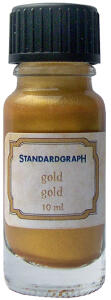 Standardgraph Tintenglas 10 ml gold 1 Stück
