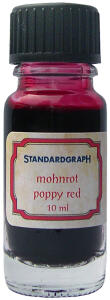 Standardgraph Tintenglas 10 ml mohnrot 1 Stück