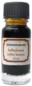 Standardgraph Tintenglas 10 ml kaffeebraun 1 Stück