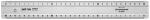 Standardgraph profi line Lineal 30 cm Acrylglas 1 Stück