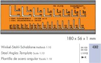 Standardgraph Winkel-Stahl-Schablone 1 Stück