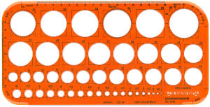 Standardgraph Kreisschablone 1 Stück