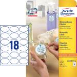 Zweckform Etiketten 63,5x42,3mm oval L6024REV-25 450ST