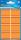 Zweckform Tiefkühletiketten 36x28mm orange 40 St. 59370  Z-Design