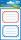 Zweckform 3026 12ST Buchschild rot blauer Rand