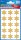 Zweckform Weihn.Schmucketikett Sterne 4112 gold