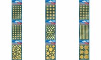 Zweckform Weihn.Schmucketikett Sterne 52806 gold sort.