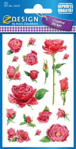 Zweckform Schmucketikett Rosen 54337