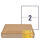 Zweckform 8018-300 Versandetiketten - 199,6x143,5 mm, 600 Stück, weiß