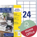 Zweckform 3658-10 perm. Universaletiketten 10BL 64x33...