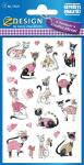 Zweckform 57027 Papiersticker Schmucketikett Design-Katzen