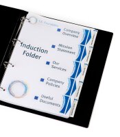 Zweckform 01640061 12tlg Etiketten-Register 210x297 ws