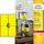 Zweckform L6127-20 Folienetiketten 99,1x139 gelb