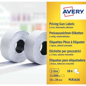 Zweckform PLR1626 ablösb. Auszeichnungsetikett 16x26mm