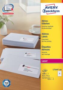 Zweckform L7164-100 Universaletiketten 63,5x72mm w