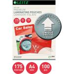 LEITZ 7483 Laminierfolie UDT A4 glänzend 175 mym 100...