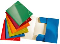 LEITZ Gummizugmappe A4 Wow sort 39821099 6St