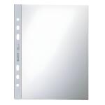 Prospekthülle Standard A5 PP genarbt 008 mm farblos 100 Stück