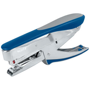 LEITZ 5548 Heftzange Oberlademechanik Heftleistung 25 Blatt blau/silber