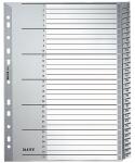 LEITZ 1281 Zahlenregister 131 PP A4 Überbreite 31 Blatt grau