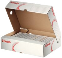 ESSELTE Archivschachtel 80mm A4 Wellpappe 10 Stück...