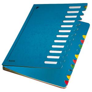 LEITZ 5912 Deskorganizer Color 112 12 Fächer PendarecKarton (RC) blau