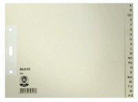 LEITZ 1210 Register A Z Papier A4 Überbreite halbe...