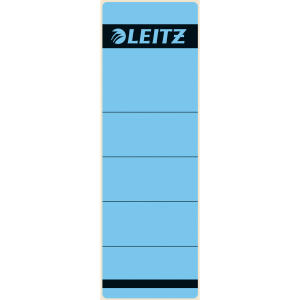 LEITZ 1642 Rückenschilder Papier kurz/breit 10 Stück blau
