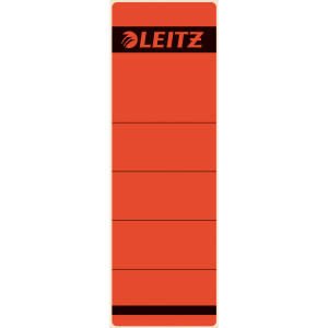 LEITZ 1642 Rückenschilder Papier kurz/breit 10 Stück rot