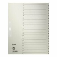 LEITZ 1231 Zahlenregister 131 Papier A4 Überbreite...